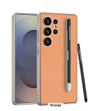 Load image into Gallery viewer, Luxury PU leather case S25 Ultra