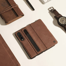 Load image into Gallery viewer, Nillkin ® Galaxy Z Fold5 Luxury PU Leather With Pen Pocket Flip Case