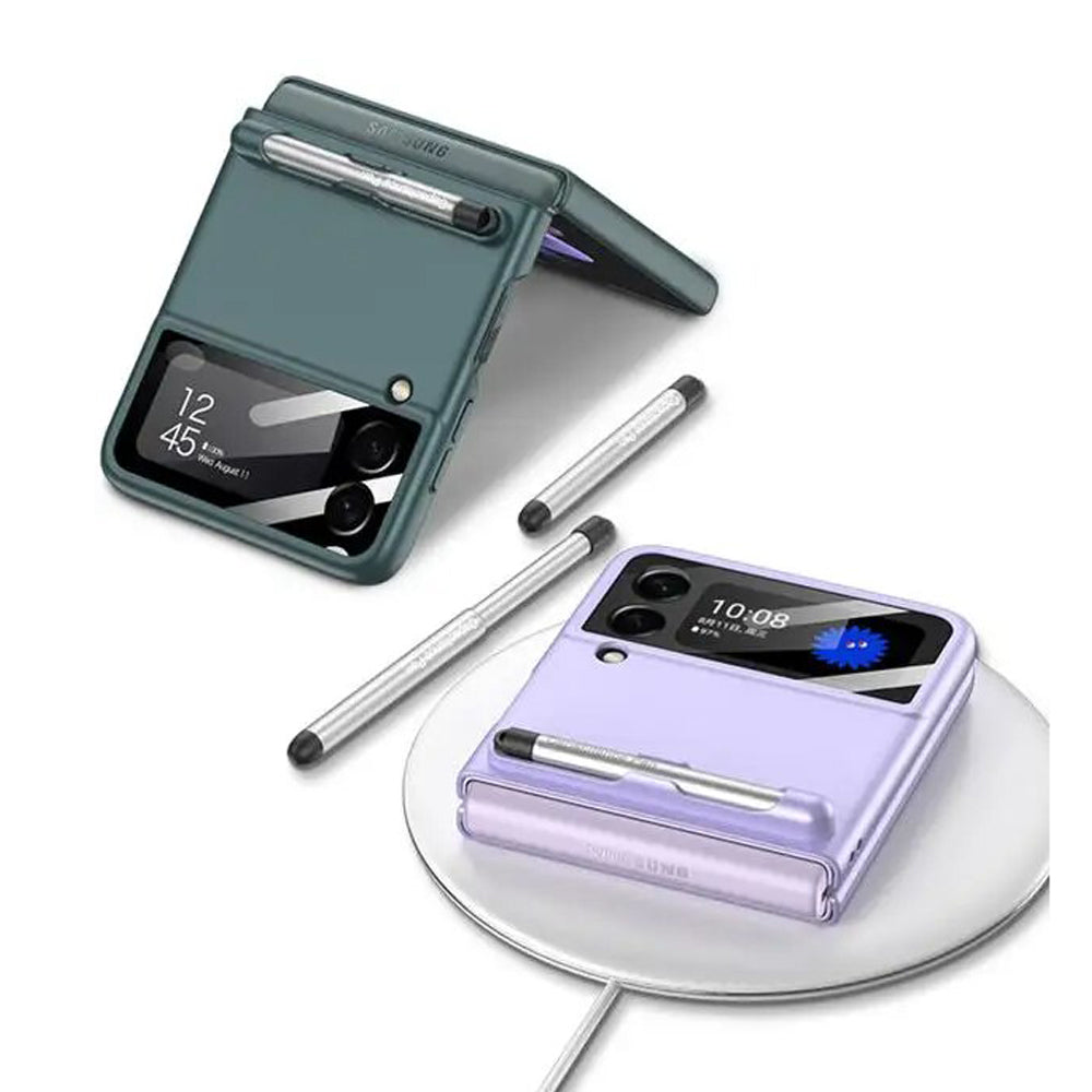 Galaxy Z Flip3 Magnetic Hinge With S Pen Holder Slot Case