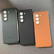 Load image into Gallery viewer, Galaxy Z Fold5 High Quality Soft Silky Touch Protective Eco-Leather Case