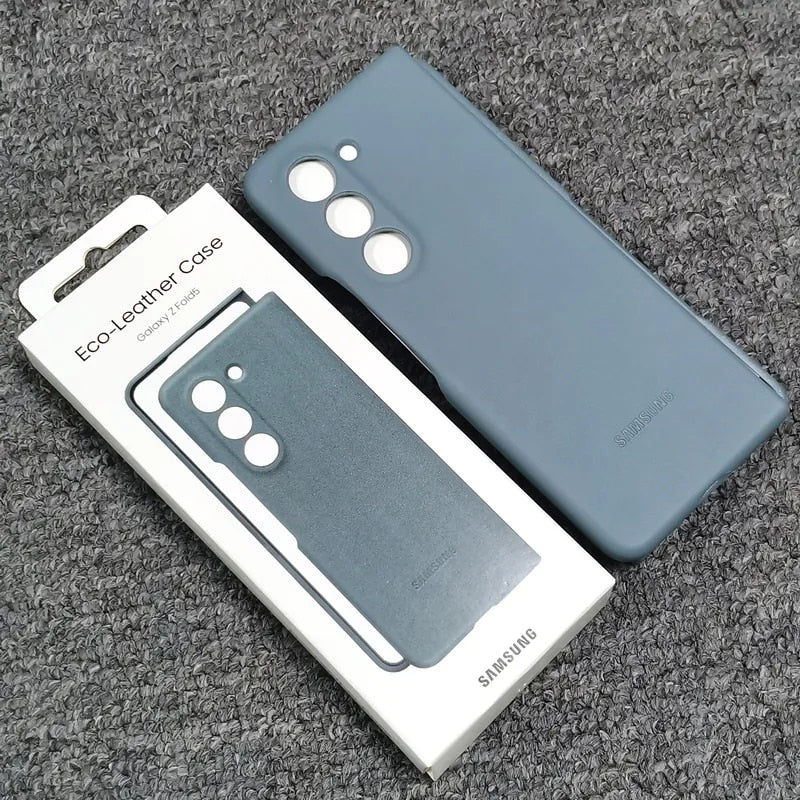 Galaxy Z Fold5 High Quality Soft Silky Touch Protective Eco-Leather Case