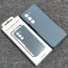 Load image into Gallery viewer, Galaxy Z Fold5 High Quality Soft Silky Touch Protective Eco-Leather Case
