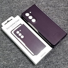 Load image into Gallery viewer, Galaxy Z Fold5 High Quality Soft Silky Touch Protective Eco-Leather Case