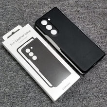 Load image into Gallery viewer, Galaxy Z Fold5 High Quality Soft Silky Touch Protective Eco-Leather Case