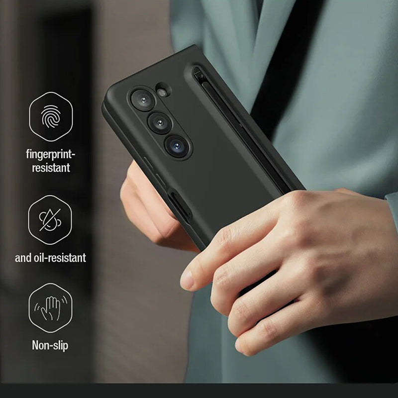 Galaxy Z Fold5 Full Protection With Magnetic Hinge & Touch Pen Case