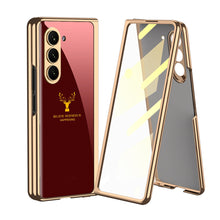 Load image into Gallery viewer, Galaxy Z Fold6 Luxurious Deer Pattern Inspirational Glass Case