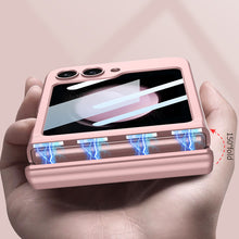 Load image into Gallery viewer, Galaxy Z Flip5 Magnetic Hinge Full Protection With Front Glass Case