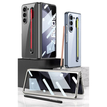 Load image into Gallery viewer, Galaxy Z Fold5 Foldable Hinged Transparent Shockproof Case