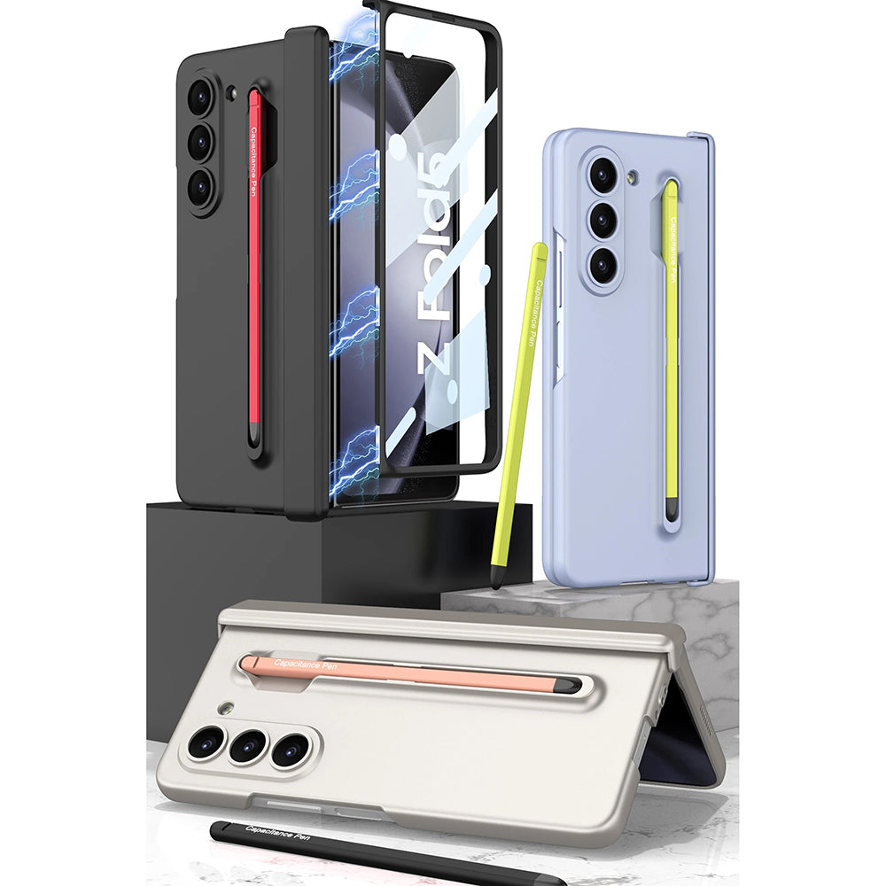 Galaxy Z Fold7 Full Protection With Magnetic Hinge & Touch Pen Case