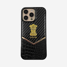 Load image into Gallery viewer, Original Satyamev Jayate Back Case for iPhone Series – Premium Patriotic Edition