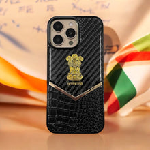 Load image into Gallery viewer, Original Satyamev Jayate Back Case for iPhone Series – Premium Patriotic Edition