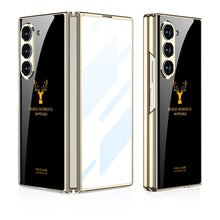 Load image into Gallery viewer, Galaxy Z Fold Series Luxurious Deer Pattern Inspirational Glass Case