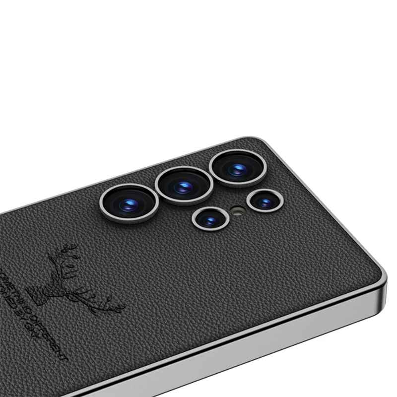 Galaxy S25 Ultra Deer Tough Shield Leather Case