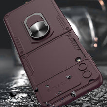 Load image into Gallery viewer, Galaxy Z Flip4 Slide Lens Camera Protective Armor Ring Holder Bracket Case