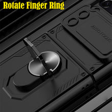 Load image into Gallery viewer, Galaxy Z Flip4 Slide Lens Camera Protective Armor Ring Holder Bracket Case