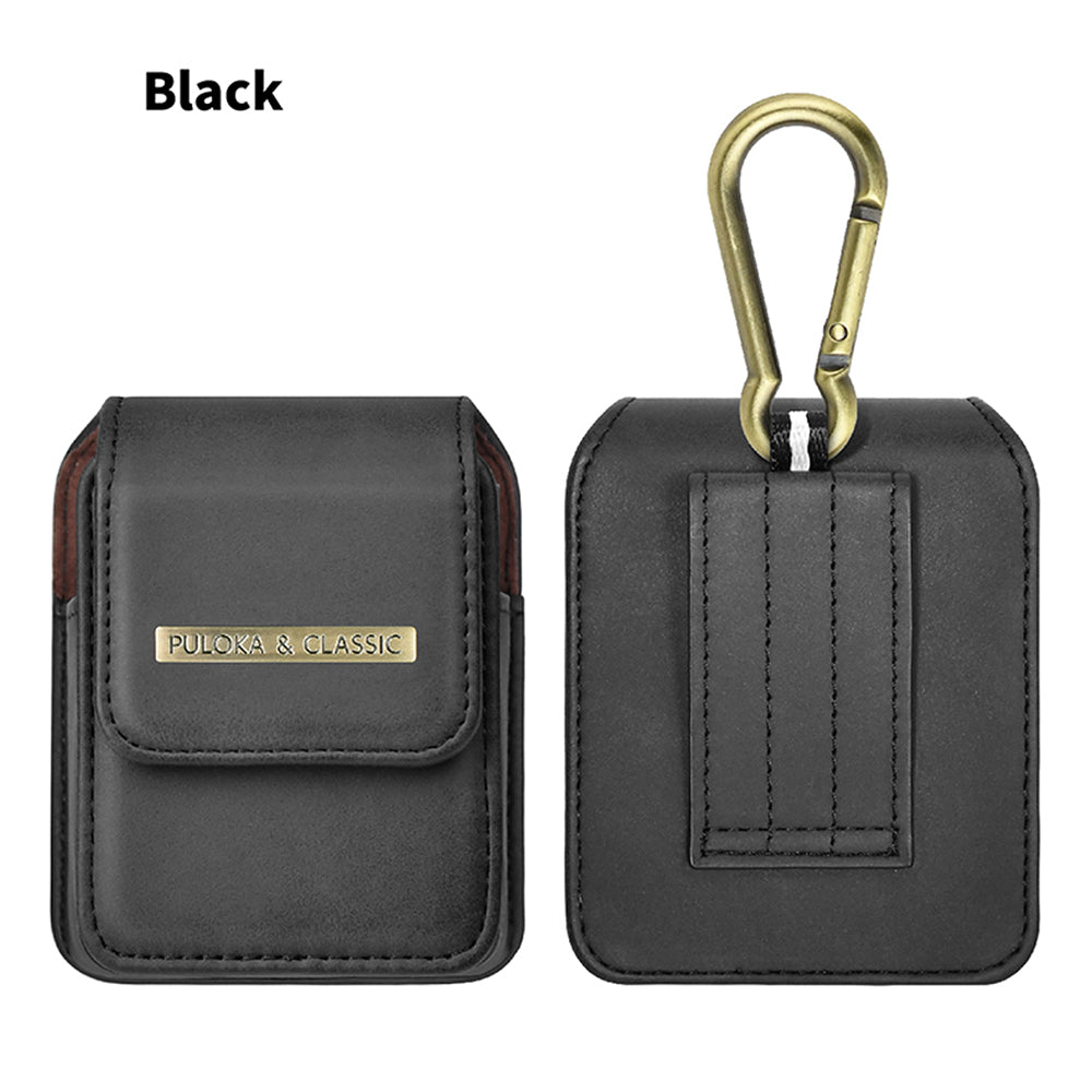 Luxurious Leather Pouch Belt Clip Holster Waist Bag for Galaxy Z Flip Series