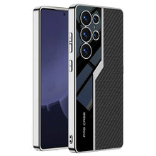Load image into Gallery viewer, Galaxy S25 Ultra Thin Electroplated Leather Shockproof Blade Case