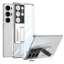 Load image into Gallery viewer, Galaxy S25 Ultra Phantom With Stand Transparent Plating Support Case