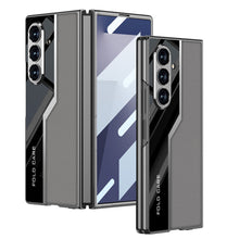 Load image into Gallery viewer, Galaxy Z Fold7 Thin Electroplated Leather Shockproof Blade Case