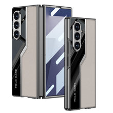 Load image into Gallery viewer, Galaxy Z Fold7 Thin Electroplated Leather Shockproof Blade Case