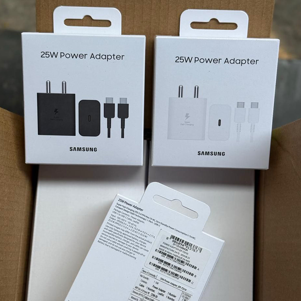 Samsung 45W Super Fast Charger with USB Type-C to Type-C Cable – Luxury Adaptive Power Delivery