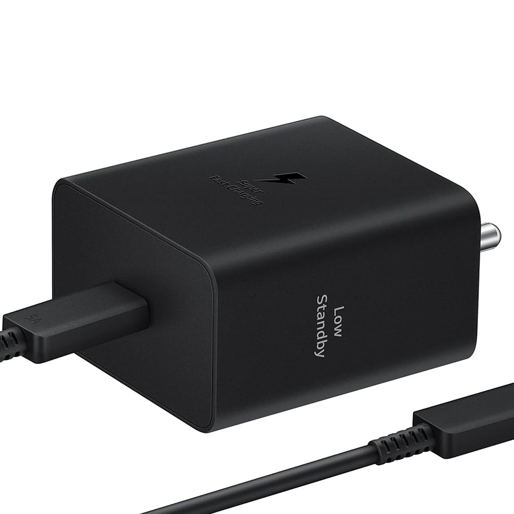 Samsung 45W Super Fast Charger with USB Type-C to Type-C Cable – Luxury Adaptive Power Delivery