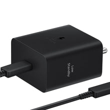 Load image into Gallery viewer, Samsung 45W Super Fast Charger with USB Type-C to Type-C Cable – Luxury Adaptive Power Delivery