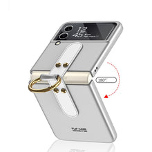 Load image into Gallery viewer, Galaxy Z Flip3 Luxury Ring Holder Case