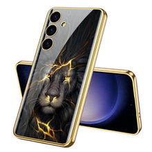 Load image into Gallery viewer, Galaxy S24 Lion Glass Case – Ultra Protection | Premium Design