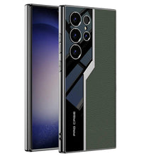 Load image into Gallery viewer, Galaxy S26 Ultra Thin Electroplated Leather Shockproof Blade Case