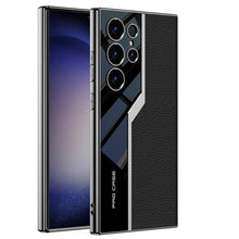 Load image into Gallery viewer, Galaxy S26 Ultra Thin Electroplated Leather Shockproof Blade Case