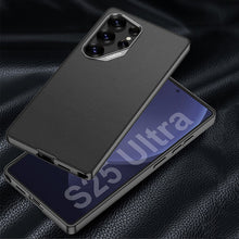 Load image into Gallery viewer, Quilted Classic Plain Leather Craft Case for Galaxy S25 Ultra