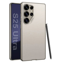 Load image into Gallery viewer, Quilted Classic Plain Leather Craft Case for Galaxy S25 Ultra