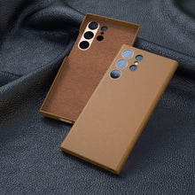 Load image into Gallery viewer, Galaxy S25 Ultra High Quality Soft Silky Touch Protective Leather Case