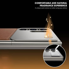 Load image into Gallery viewer, Galaxy S25 Ultra Aluminum Metal Leather Frameless Design Bumper with Magsafe Case