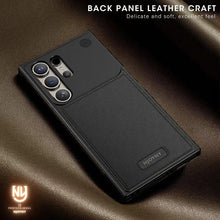 Load image into Gallery viewer, Galaxy S25 Ultra Aluminum Metal Leather Frameless Design Bumper with Magsafe Case