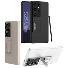 Load image into Gallery viewer, Galaxy S26 Ultra Luxury Thin Standing Pen Holder Slot Case
