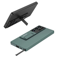 Load image into Gallery viewer, Galaxy S26 Ultra Luxury Thin Standing Pen Holder Slot Case