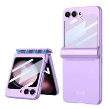 Load image into Gallery viewer, Galaxy Z Flip7 Magnetic Hinge Full Protection With Front Glass Case