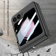 Load image into Gallery viewer, Galaxy Z Flip7 Magnetic Hinge Full Protection With Front Glass Case