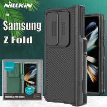 Load image into Gallery viewer, Galaxy Z Fold5 Camshield With Stand and Pen Holder Slot Back Case