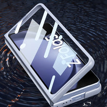 Load image into Gallery viewer, Galaxy Z Fold6 Luxury Leather Lens Slide Window Business Shockproof Shell Case