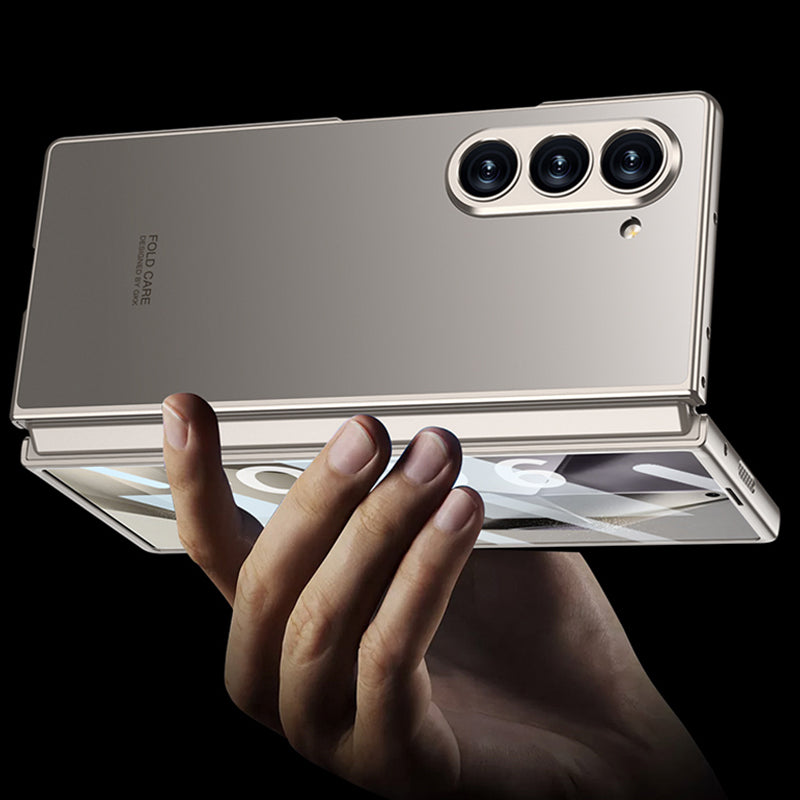 Galaxy Z Fold5 Matte Shine with Front Glass Protection Case