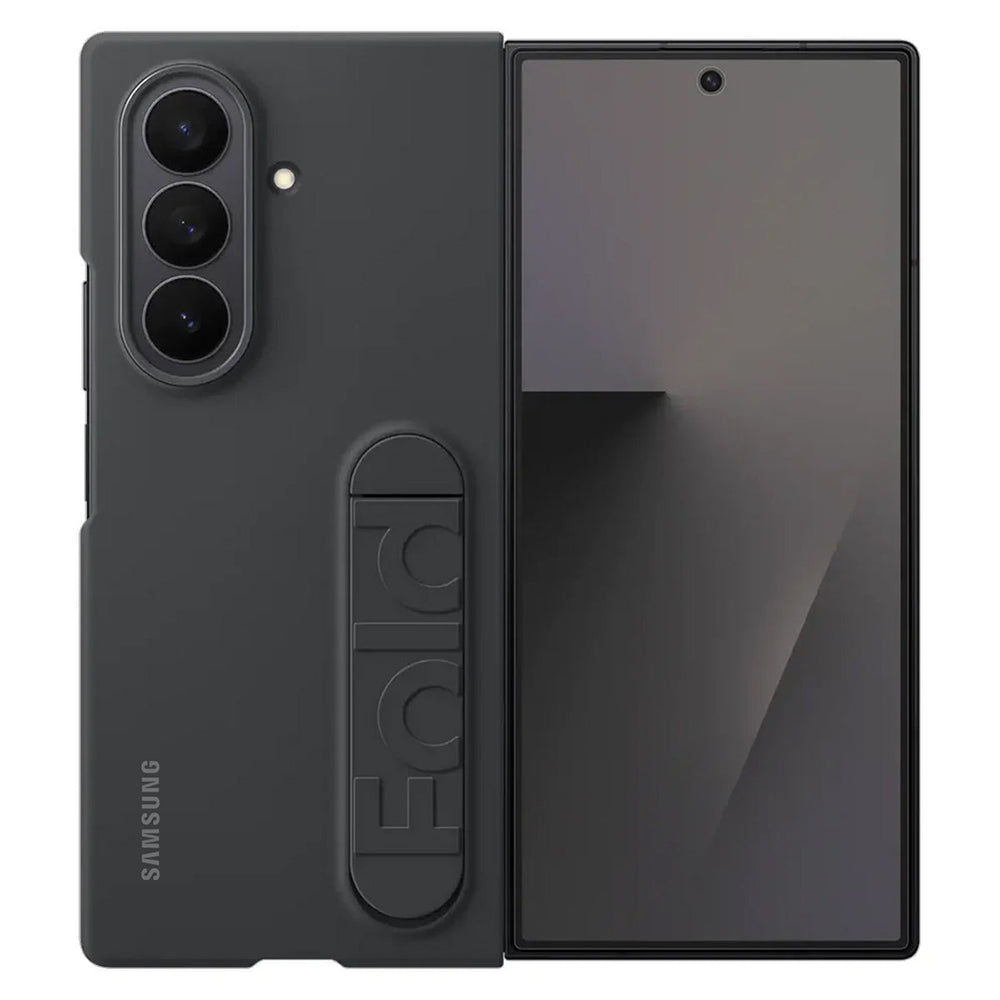 Galaxy Z Fold7 Silicone Stand Case – Shockproof, Slim & Hands-Free Kickstand Cover