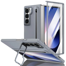 Load image into Gallery viewer, Galaxy Z Fold Series S-Pen Case with Skin Feel & Front Glass Protection