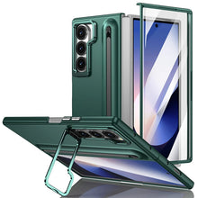 Load image into Gallery viewer, Galaxy Z Fold Series S-Pen Case with Skin Feel & Front Glass Protection