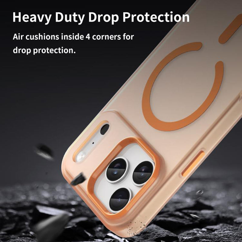 iPhone 17 Series Elegant Frosted Matte Back Case with MagSafe Support – Colorful & Slim Protection