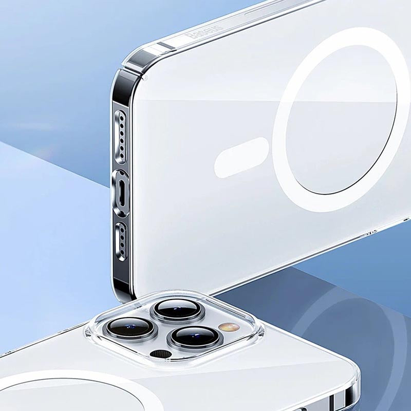 iPhone 17 Series MagSafe Shockproof Transparent Back Case