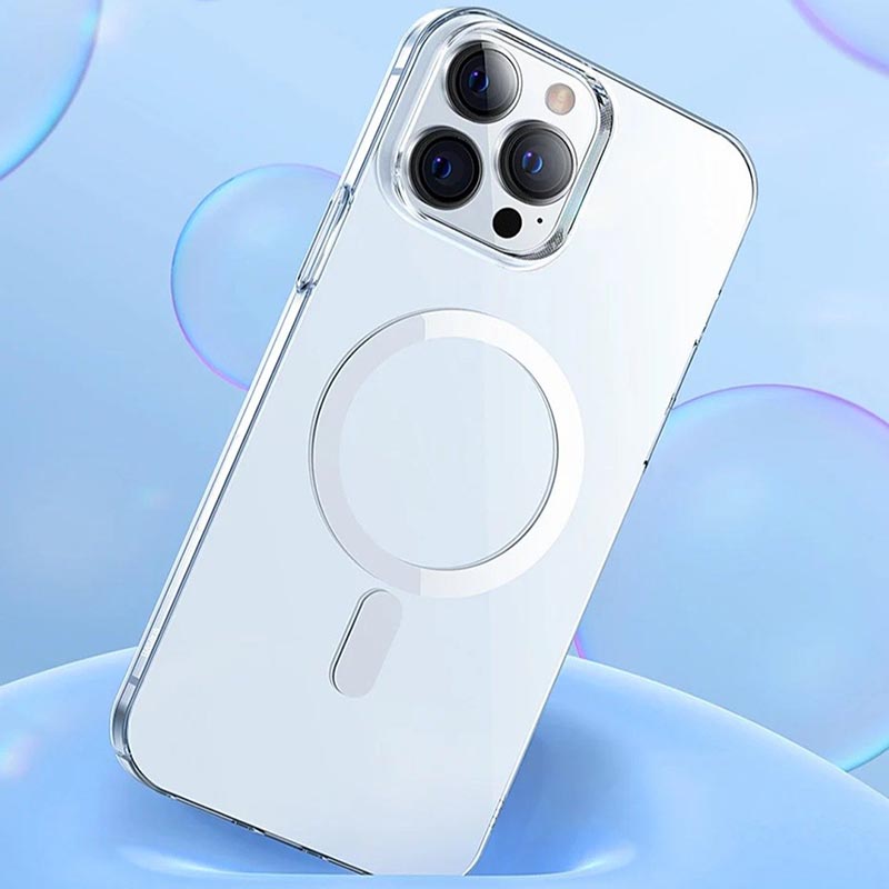 iPhone 17 Series MagSafe Shockproof Transparent Back Case