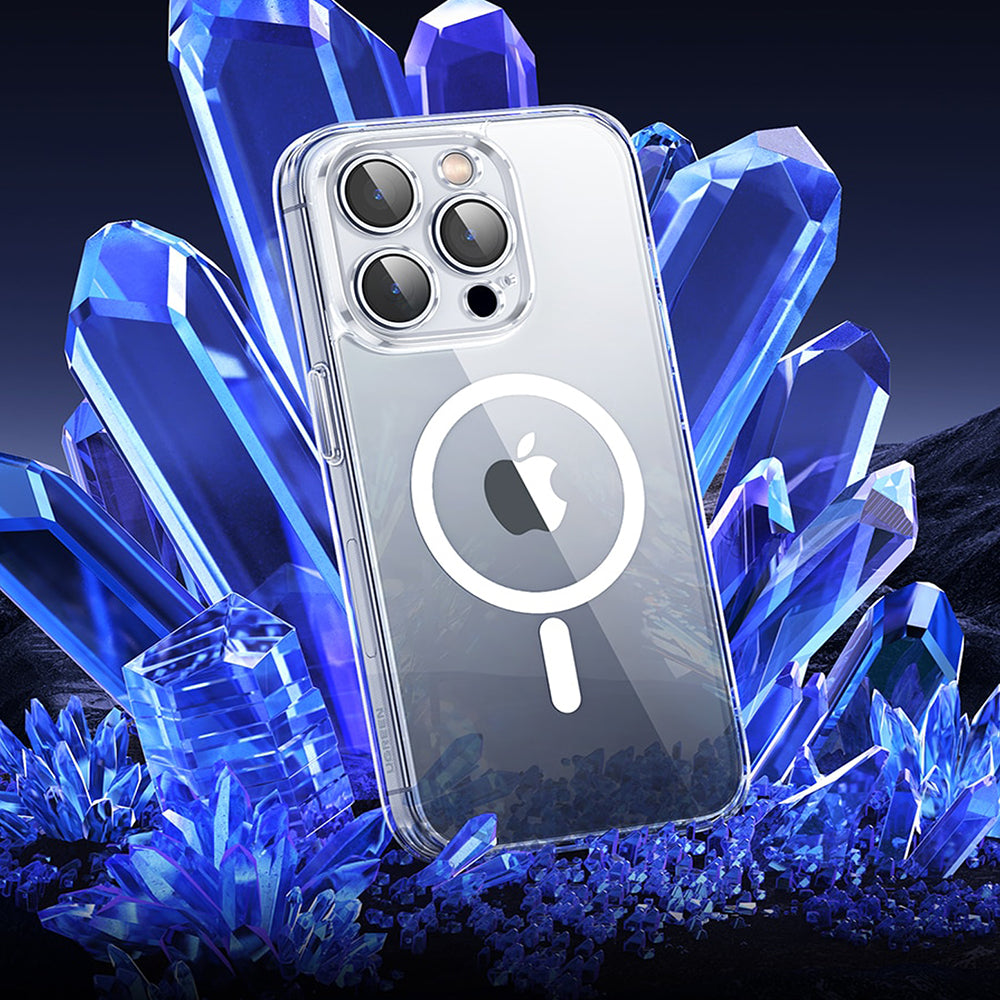 iPhone 17 Series MagSafe Shockproof Transparent Back Case